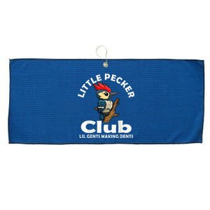 Little Pecker Club Back Large Microfiber Waffle Golf Towel