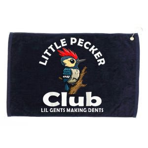 Little Pecker Club Back Grommeted Golf Towel