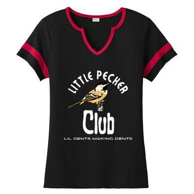 Little Pecker Club Ladies Halftime Notch Neck Tee