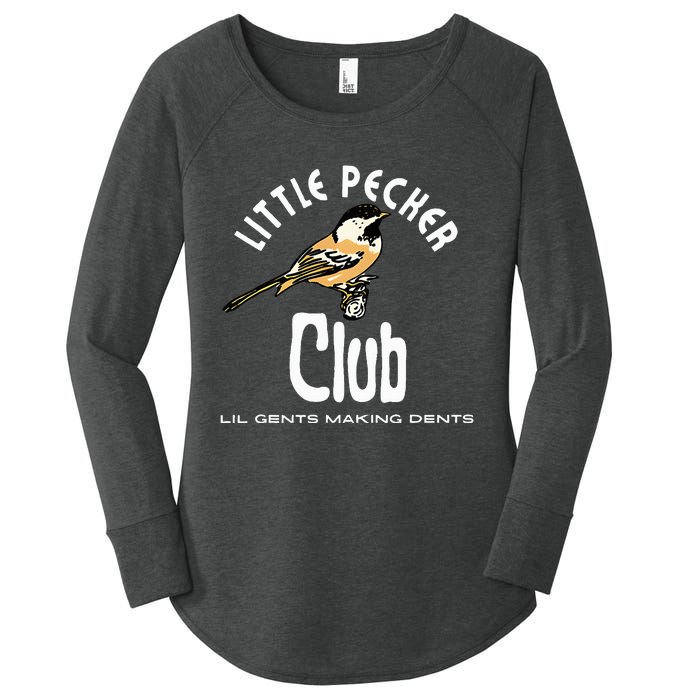 Little Pecker Club Women's Perfect Tri Tunic Long Sleeve Shirt