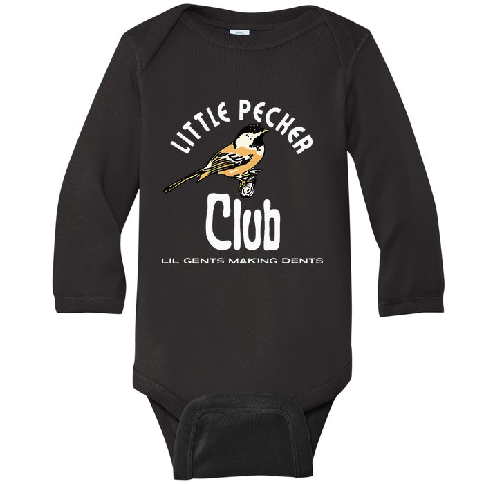 Little Pecker Club Baby Long Sleeve Bodysuit