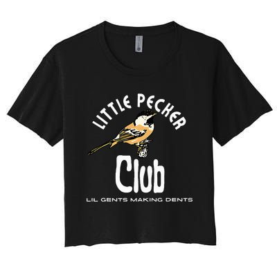 Little Pecker Club Women's Crop Top Tee