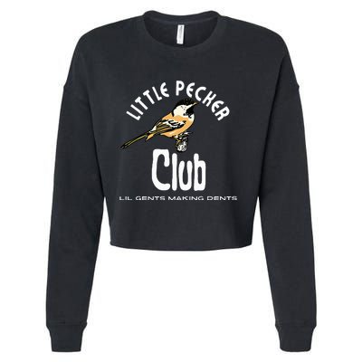 Little Pecker Club Cropped Pullover Crew