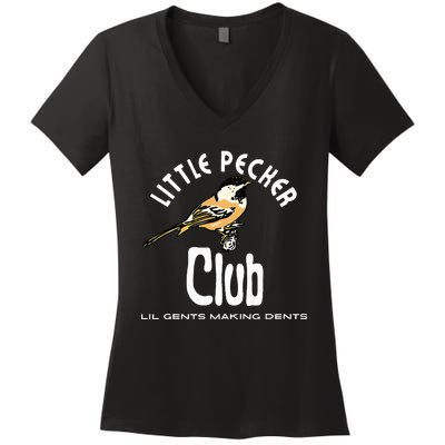 Little Pecker Club Women's V-Neck T-Shirt