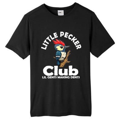 Little Pecker Club Lil Gents Making Dents Funny Woodpecker Tall Fusion ChromaSoft Performance T-Shirt