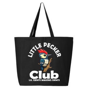 Little Pecker Club Lil Gents Making Dents Funny Woodpecker 25L Jumbo Tote