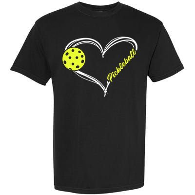 Love Pickleball Cute Pickleball Match, I Love Pickleball TShirt Garment-Dyed Heavyweight T-Shirt