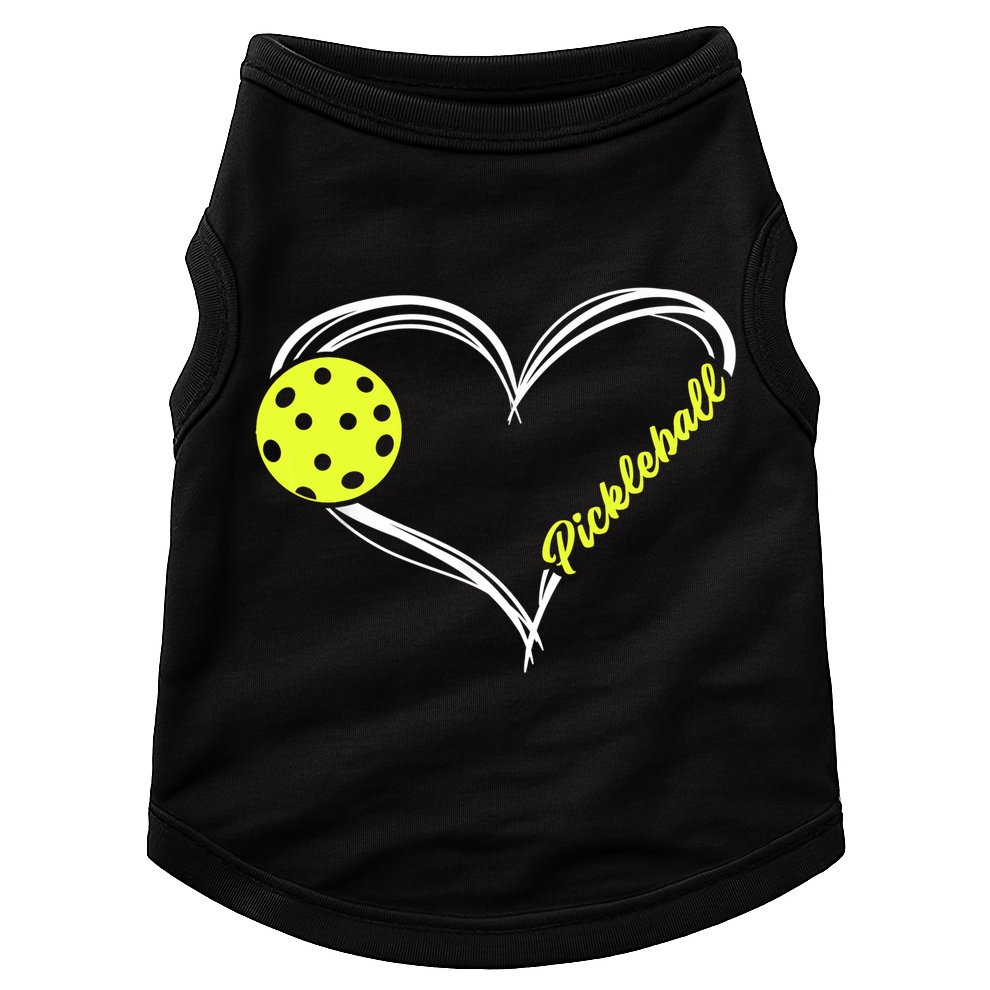 Love Pickleball Cute Pickleball Match, I Love Pickleball TShirt Doggie Tank