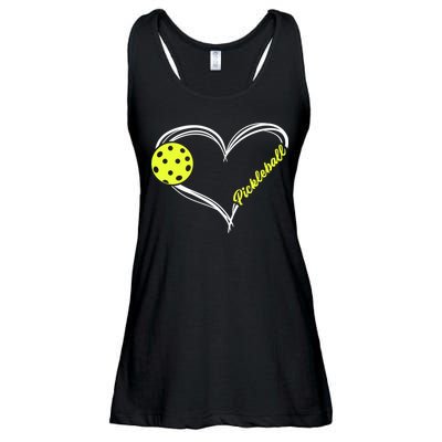 Love Pickleball Cute Pickleball Match, I Love Pickleball TShirt Ladies Essential Flowy Tank