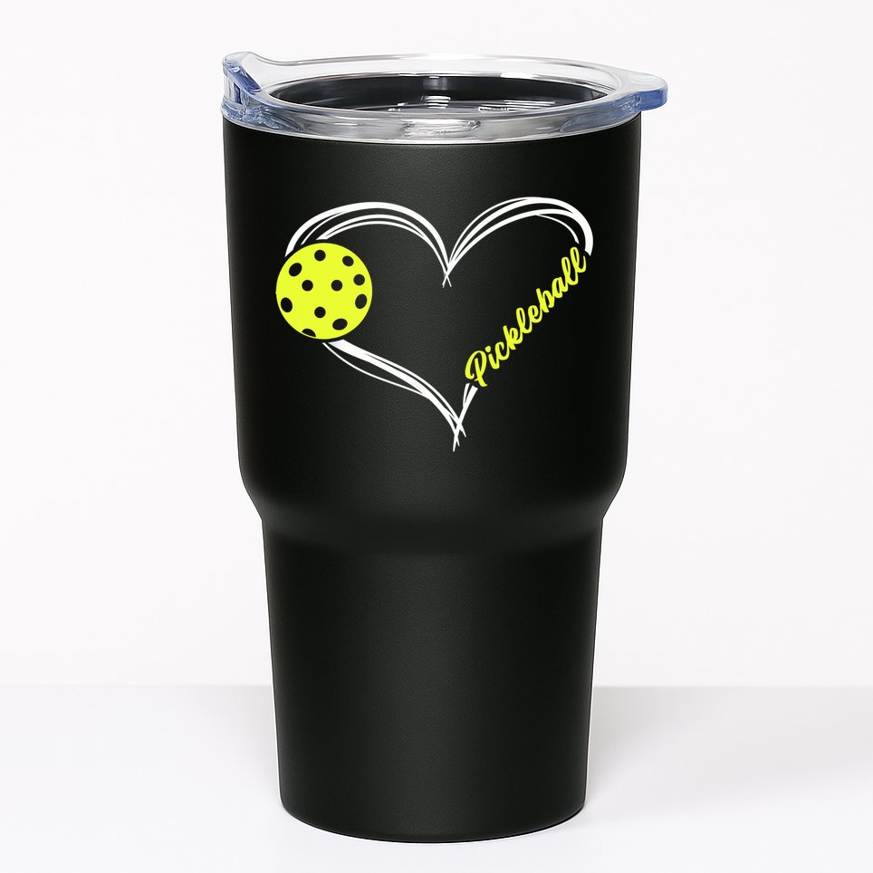 Love Pickleball Cute Pickleball Match, I Love Pickleball TShirt Tumbler