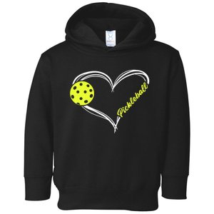 Love Pickleball Cute Pickleball Match, I Love Pickleball TShirt Toddler Hoodie