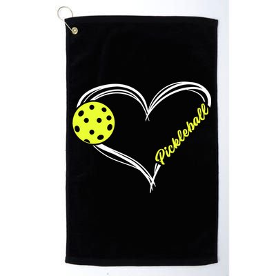 Love Pickleball Cute Pickleball Match, I Love Pickleball TShirt Golf Towel