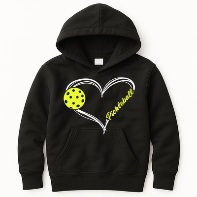 Love Pickleball Cute Pickleball Match, I Love Pickleball TShirt Kids Hoodie