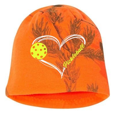 Love Pickleball Cute Pickleball Match, I Love Pickleball TShirt Kati - Camo Knit Beanie