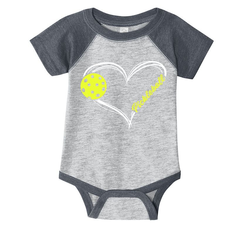 Love Pickleball Cute Pickleball Match, I Love Pickleball TShirt Infant Baby Jersey Bodysuit