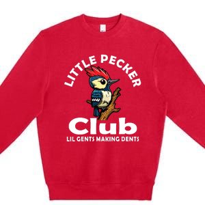 Little Pecker Club Back Premium Crewneck Sweatshirt