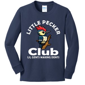 Little Pecker Club Back Kids Long Sleeve Shirt