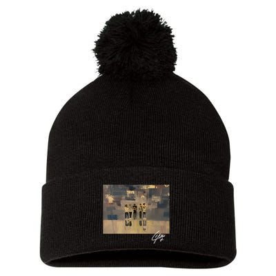 Liam Payne Choose Love Pom Pom 12in Knit Beanie