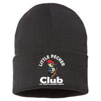 Little Pecker Club Lil Gents Making Dents Funny Woodpecker Sustainable Knit Beanie