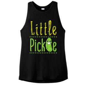 Little Pickle Cute Pickles Vegetable Veggie Ladies PosiCharge Tri-Blend Wicking Tank