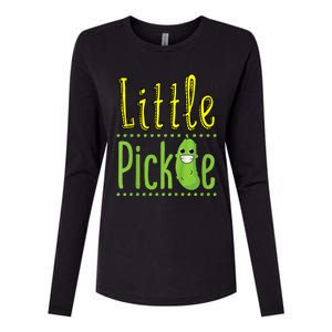 Little Pickle Cute Pickles Vegetable Veggie Womens Cotton Relaxed Long Sleeve T-Shirt