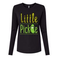 Little Pickle Cute Pickles Vegetable Veggie Womens Cotton Relaxed Long Sleeve T-Shirt