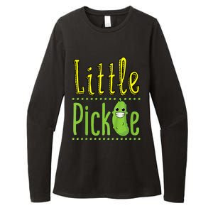 Little Pickle Cute Pickles Vegetable Veggie Womens CVC Long Sleeve Shirt