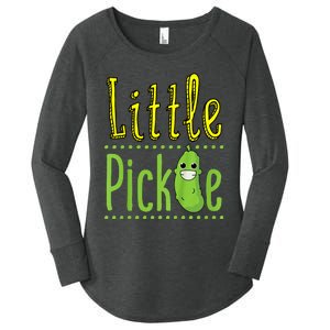 Little Pickle Cute Pickles Vegetable Veggie Women's Perfect Tri Tunic Long Sleeve Shirt