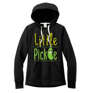 Little Pickle Cute Pickles Vegetable Veggie Women's Fleece Hoodie