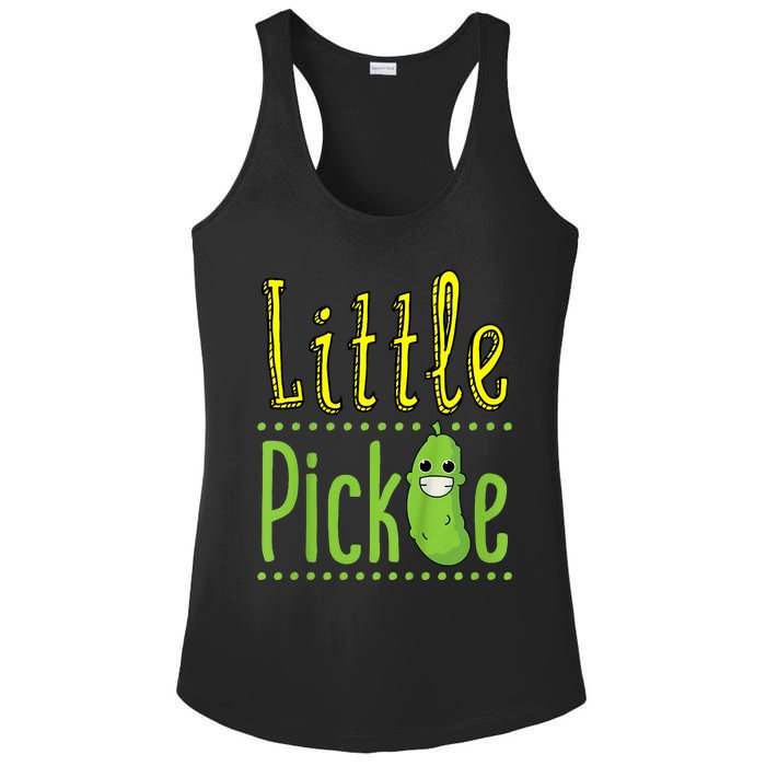 Little Pickle Cute Pickles Vegetable Veggie Ladies PosiCharge Competitor Racerback Tank