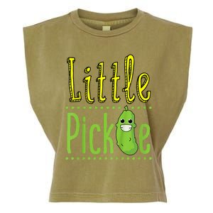 Little Pickle Cute Pickles Vegetable Veggie Garment-Dyed Women's Muscle Tee