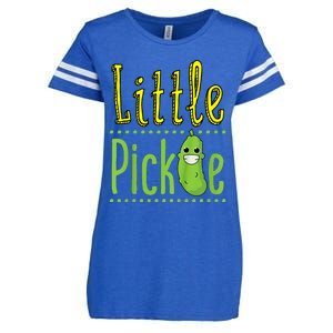 Little Pickle Cute Pickles Vegetable Veggie Enza Ladies Jersey Football T-Shirt