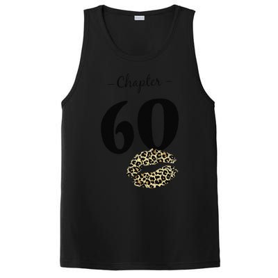 Leopard Printed Chapter 60 Sexy Lips Funny 60th Birthday PosiCharge Competitor Tank