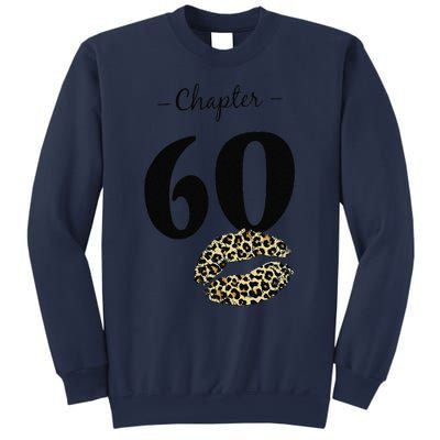 Leopard Printed Chapter 60 Sexy Lips Funny 60th Birthday Sweatshirt