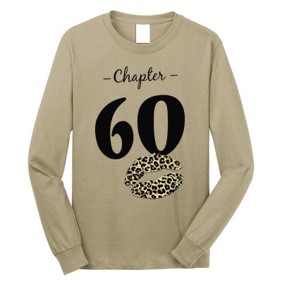 Leopard Printed Chapter 60 Sexy Lips Funny 60th Birthday Long Sleeve Shirt