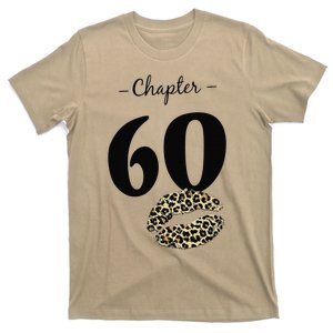 Leopard Printed Chapter 60 Sexy Lips Funny 60th Birthday T-Shirt