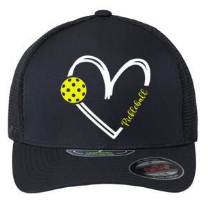 Love Pickleball Cute Pickleball Match I Love Pickleball Flexfit Unipanel Trucker Cap