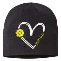 Love Pickleball Cute Pickleball Match I Love Pickleball Sustainable Beanie