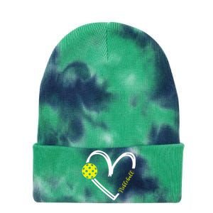 Love Pickleball Cute Pickleball Match I Love Pickleball Tie Dye 12in Knit Beanie