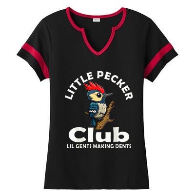 Little Pecker Club Ladies Halftime Notch Neck Tee