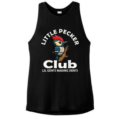 Little Pecker Club Ladies PosiCharge Tri-Blend Wicking Tank