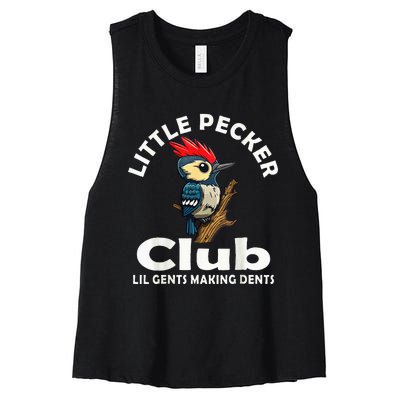 Little Pecker Club Women's Racerback Cropped Tank