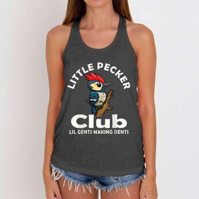 Little Pecker Club Women's Knotted Racerback Tank