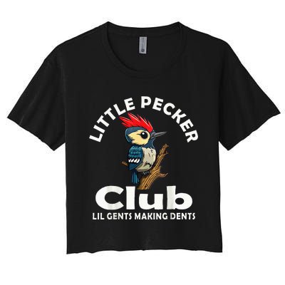 Little Pecker Club Women's Crop Top Tee