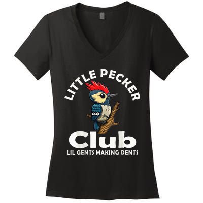 Little Pecker Club Women's V-Neck T-Shirt