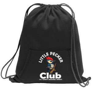 Little Pecker Club Lil Gents Making Dents Sweatshirt Cinch Pack Bag