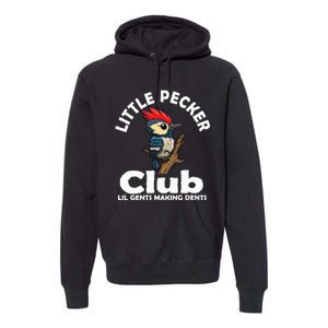 Little Pecker Club Lil Gents Making Dents Premium Hoodie