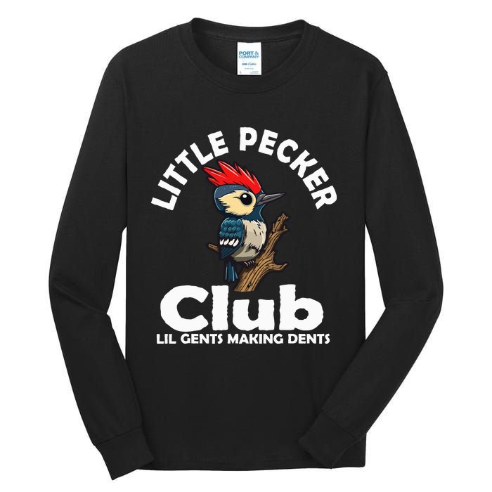 Little Pecker Club Lil Gents Making Dents Tall Long Sleeve T-Shirt