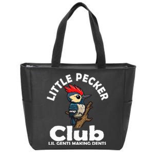 Little Pecker Club Lil Gents Making Dents Zip Tote Bag