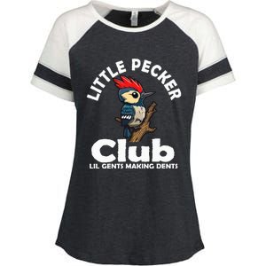 Little Pecker Club Lil Gents Making Dents Enza Ladies Jersey Colorblock Tee